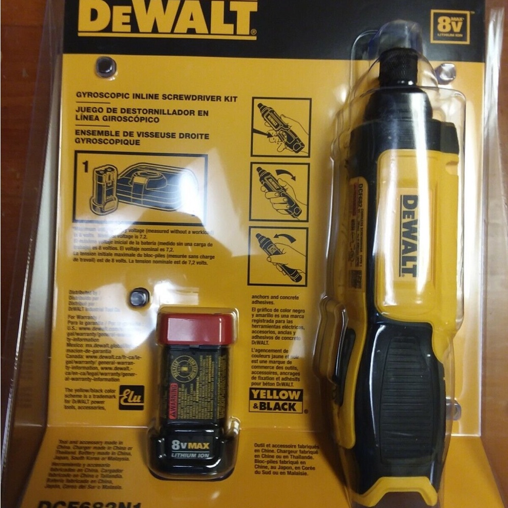 DEWALT DCF682N1 8V MAX SCREW DRIVER
